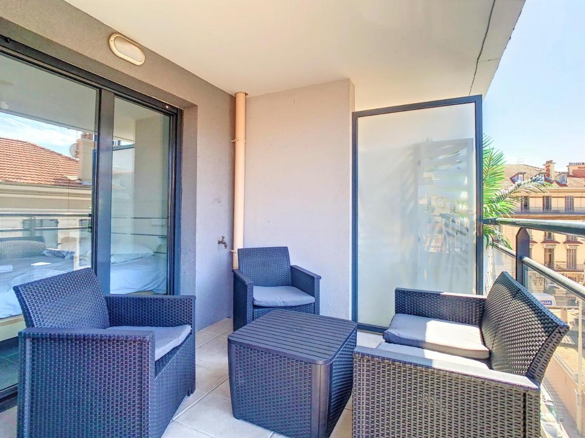 2P Cannes Centre-Ville Terrasse Luaran gambar